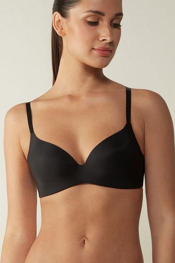 Intimssimi Adele Triangle Bra in Ultralight Microfiber Black | ZUSMJ21456