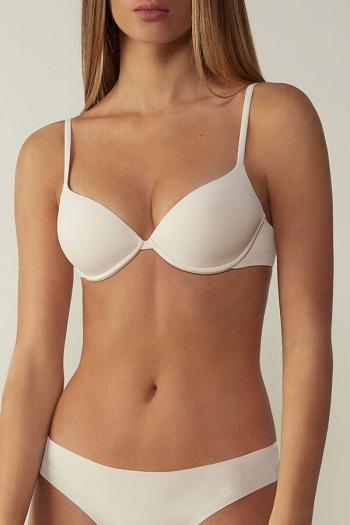 Intimssimi Bellissima Push-up Bra in Microfiber Natural | USJVR78749