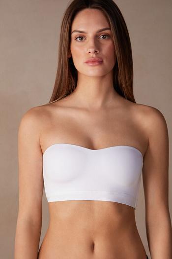 Intimssimi Bra Top in Ultralight Microfiber White | USZDE16768