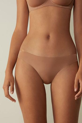 Intimssimi Brazilian Panties in Seamless Ultra Light Microfiber Natural | YUSGT44226