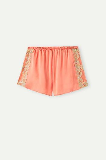 Intimssimi Candy Colors Silk Shorts Orange | USDFL47727