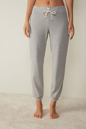 Intimssimi Cozy Waffle Pants Grey | USJVR35174