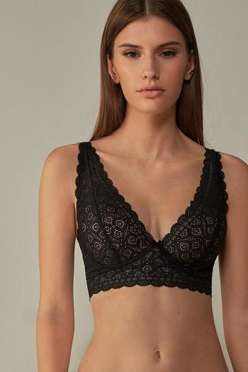 Intimssimi Eleonora Balconette Bra in Lace Black | GUSEC44990