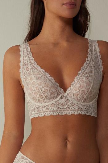 Intimssimi Eleonora Balconette Bra in Lace Natural | MUSHR42486