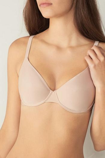 Intimssimi Francesca Ultralight Microfiber Balconette Bra Natural | YUSVQ62081