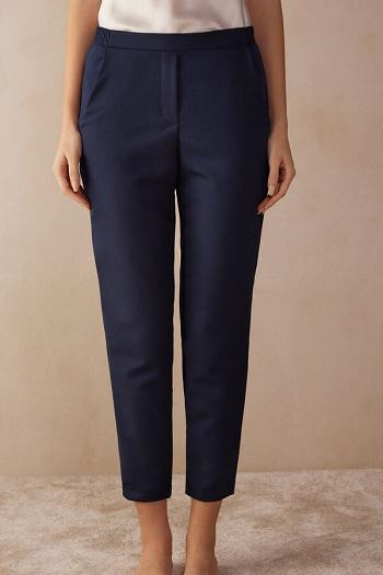 Intimssimi Full Length Pants with Pockets Blue | UUSND13326