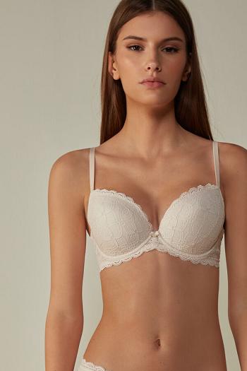 Intimssimi Irina Balconette Bra in Lace Natural | EUSVG46811