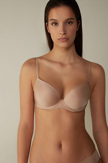 Intimssimi Irina Microfiber Balconette Bra Natural | USNZX35536