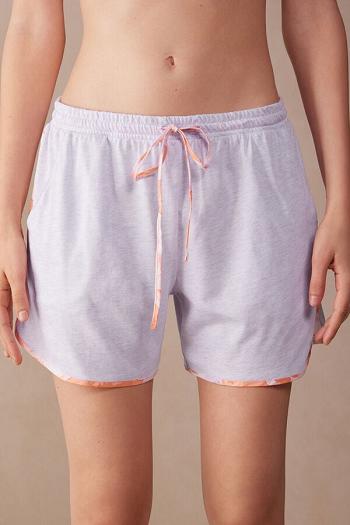 Intimssimi Iris and Apricot Supima® Ultrafresh Cotton Shorts Violet | USDYB24009