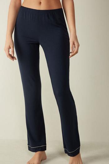 Intimssimi Long Micromodal Trousers Blue | USDFL97406