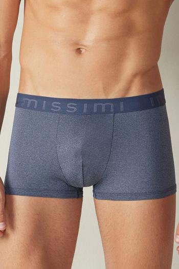 Intimssimi Microfiber Logo Boxer Shorts Blue | UUSTG31468