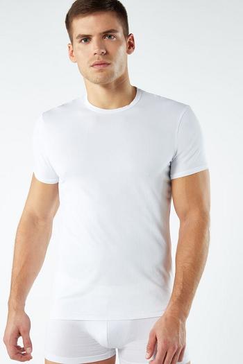 Intimssimi Microfiber T-shirt White | USCVG71572