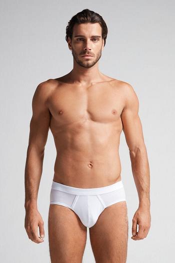 Intimssimi Natural Fresh Supima® Cotton Briefs White | BUSSD89756