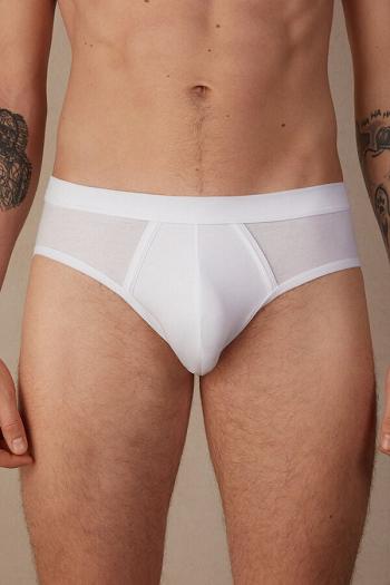 Intimssimi Natural Fresh Supima® Cotton Briefs White | EUSHC24705