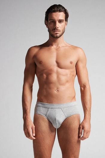 Intimssimi Natural Fresh Supima® Cotton Briefs Grey | PUSQX65667