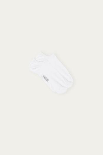 Intimssimi No-show Socks in Supima® Cotton White | PUSQX25999