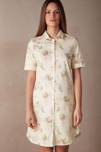 Intimssimi Scent of Roses Cotton Nightshirt Print | USDYB45680