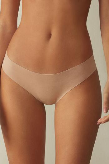 Intimssimi Seamless Supima® Cotton Brazilian Panties Natural | AUSDF92080