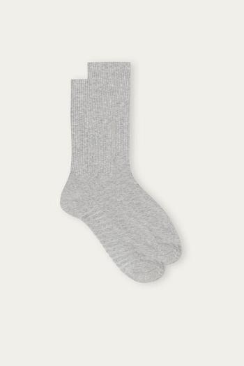 Intimssimi Short Terrycloth Socks Grey | USQAV48560