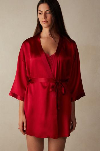 Intimssimi Silk Kimono Red | USJBT65861