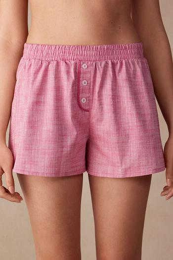 Intimssimi Strawberry Milkshake Shorts in Cotton Cloth Pink | TUSWZ27603