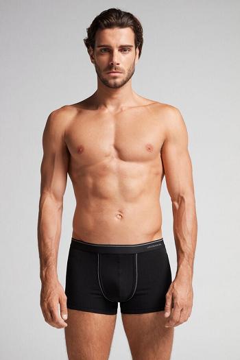 Intimssimi Supima® Cotton Boxers Black | GUSEC71217