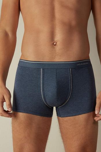 Intimssimi Supima® Cotton Boxers Blue | GUSUC20183