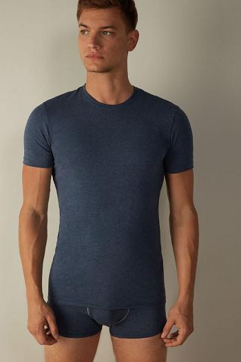 Intimssimi T-shirt in Stretch Supima® Cotton Blue | PUSQX64754