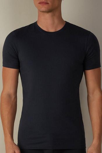 Intimssimi T-shirt in Stretch Supima® Cotton Blue | SUSNY86440