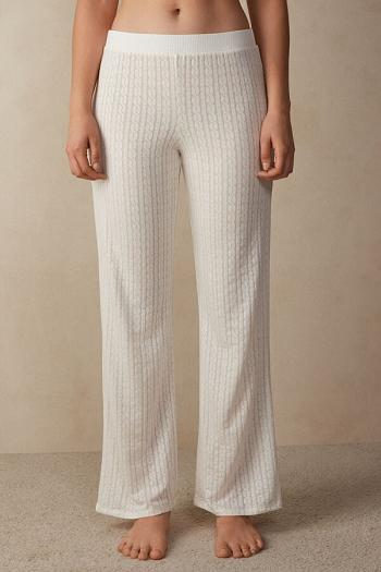 Intimssimi Timeless Heritage Full Length Pants Ivory | USQCS29091