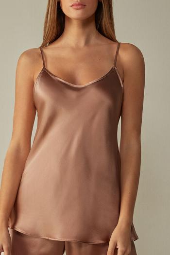 Intimssimi Top in Silk Satin Natural | USZPD65552