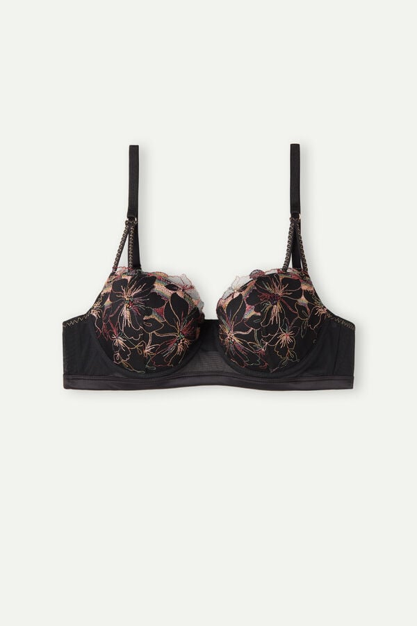 Intimssimi A Touch of Light Sofia Triangle Bra Black | DUSKV80557