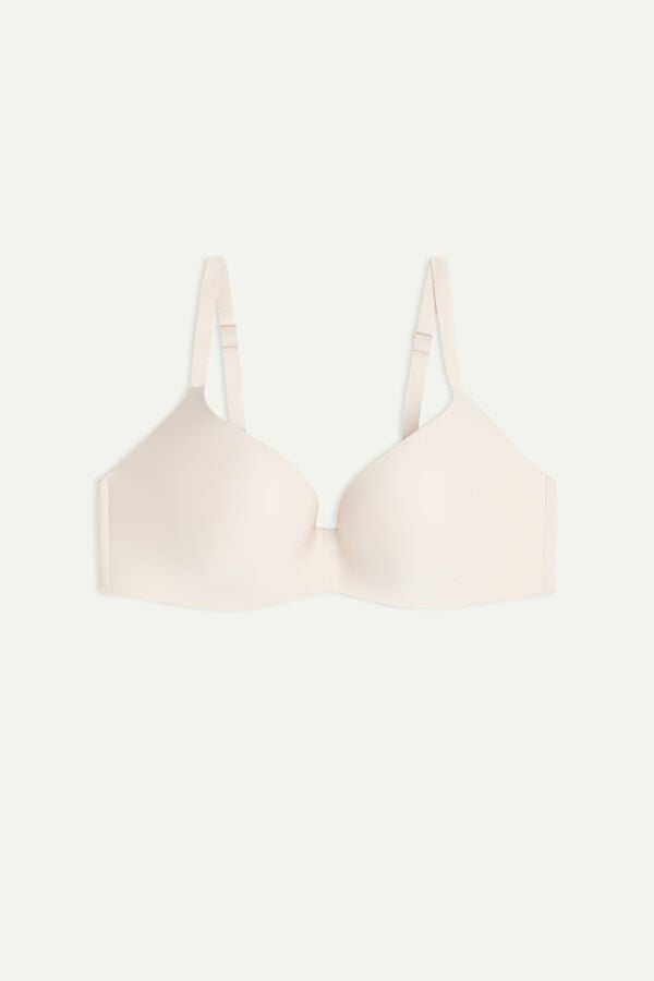 Intimssimi Adele Triangle Bra in Ultralight Microfiber Natural | USDYB69150