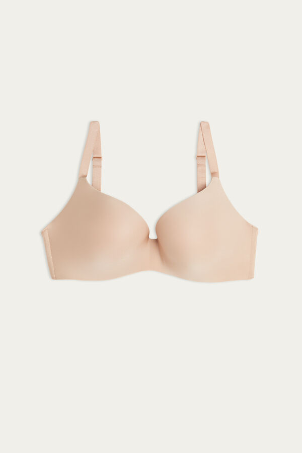 Intimssimi Adele Triangle Bra in Ultralight Microfiber Natural | USICD47016