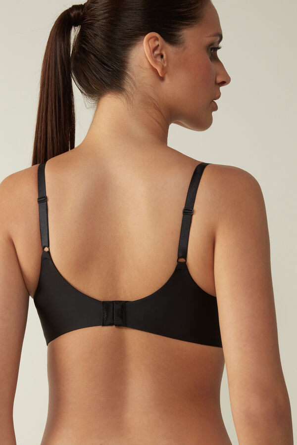 Intimssimi Adele Triangle Bra in Ultralight Microfiber Black | ZUSMJ21456