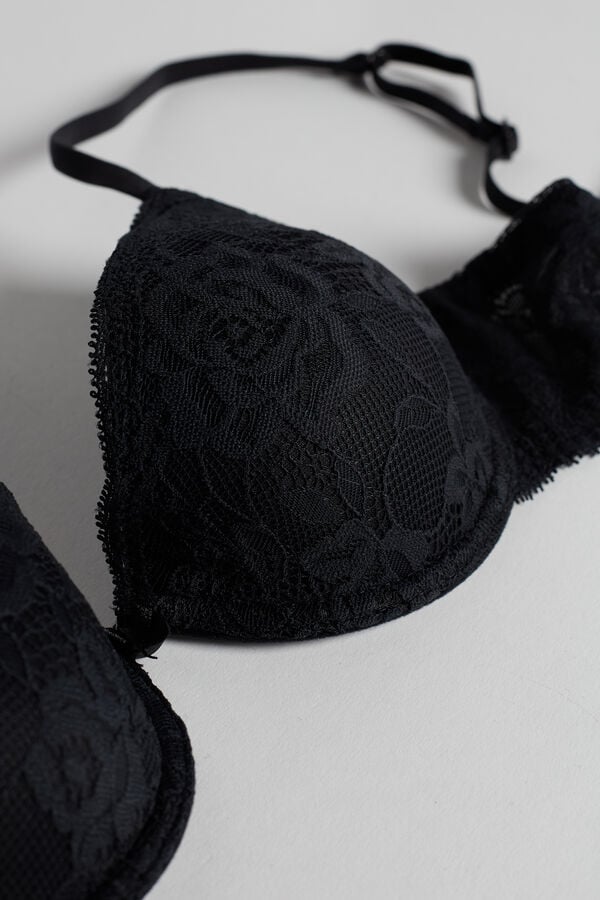 Intimssimi Bellissima Lace Push-Up Bra Black | AUSWC46342