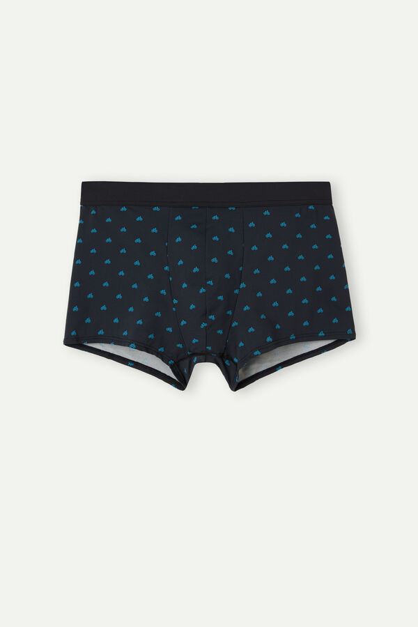 Intimssimi Bicycle Boxers in Microfiber Blue | LUSTR84228