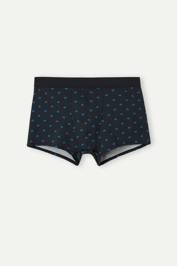 Intimssimi Bicycle Boxers in Microfiber Blue | USZPD23246