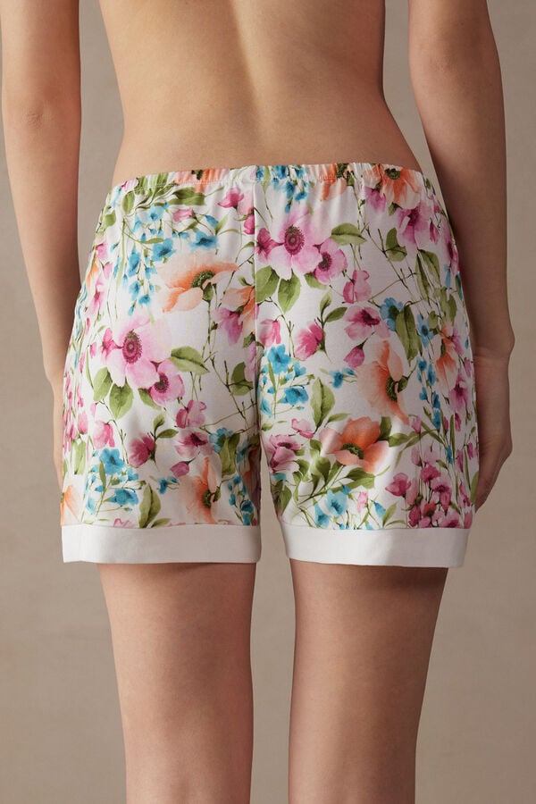 Intimssimi Botanical Lyrics Modal Shorts White | UUSTG84339