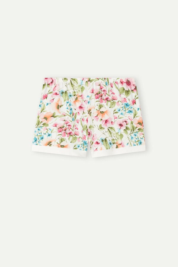 Intimssimi Botanical Lyrics Modal Shorts White | UUSTG84339