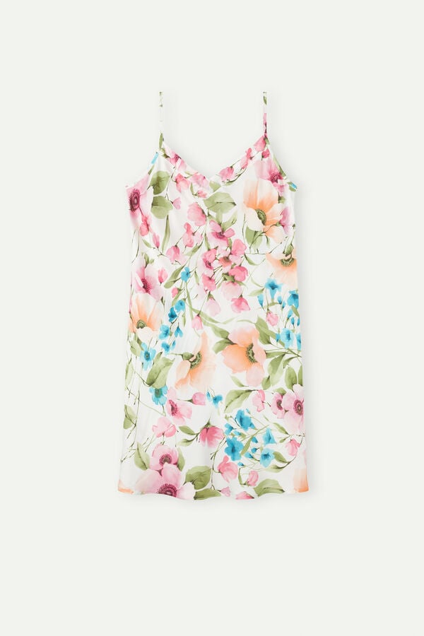 Intimssimi Botanical Lyrics Satin Slip Print | USEGJ49650