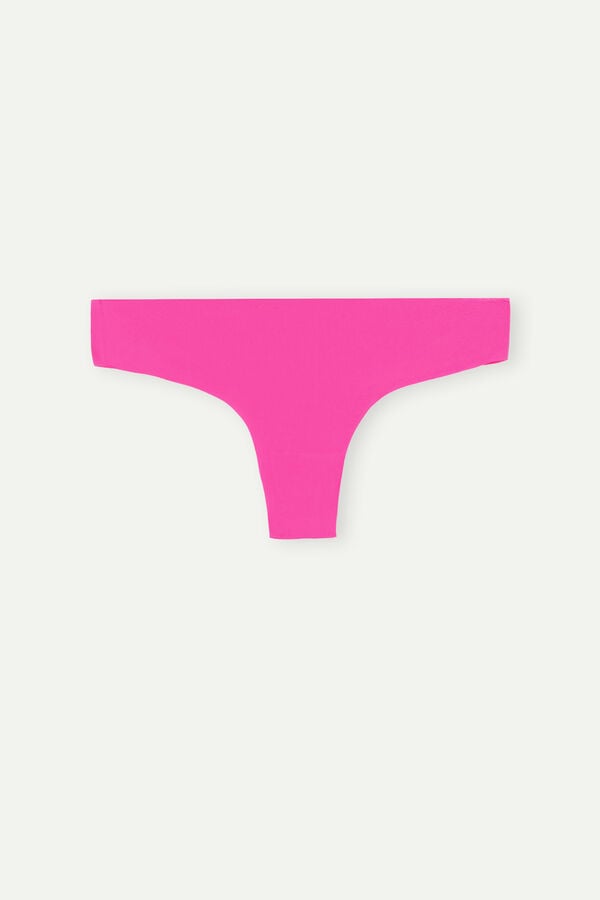 Intimssimi Brazilian Panties in Seamless Ultra Light Microfiber Pink | TUSPQ40752