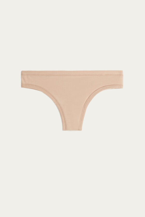 Intimssimi Brazilian Panties in Ultralight Supima® Cotton Natural | SUSVO13871