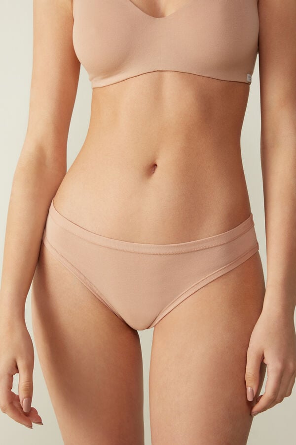 Intimssimi Brazilian Panties in Ultralight Supima® Cotton Natural | SUSVO13871