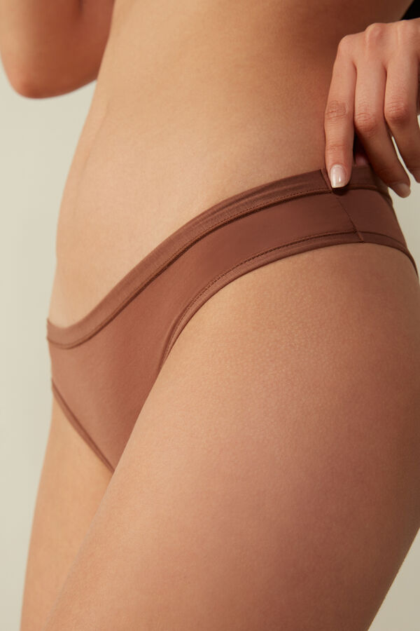 Intimssimi Brazilian Panties in Ultralight Supima® Cotton Natural | ZUSMJ72218