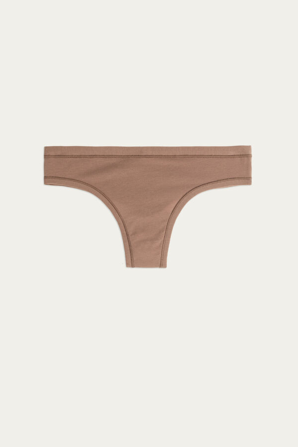 Intimssimi Brazilian Panties in Ultralight Supima® Cotton Natural | ZUSMJ72218