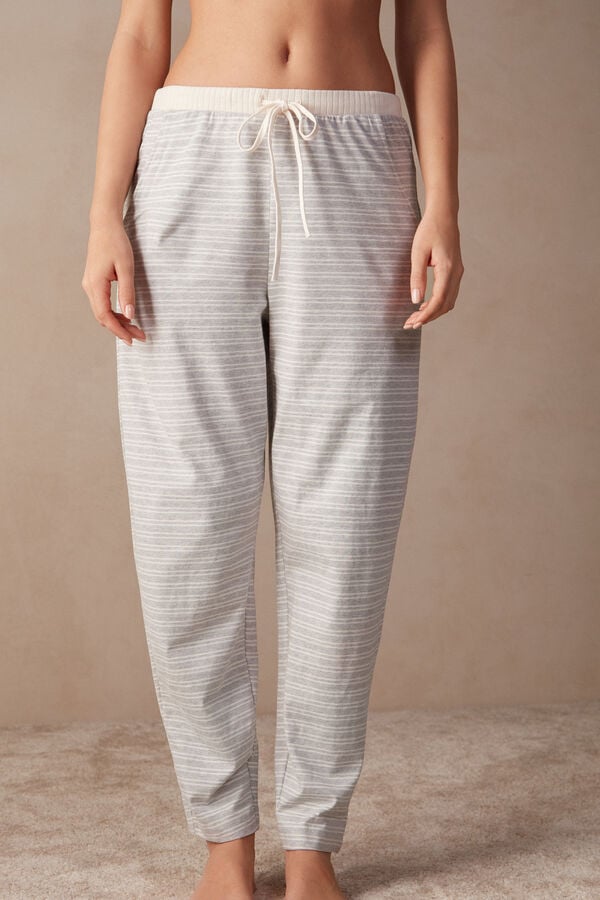 Intimssimi Casual Sunday Full Length Pants White | USZPD13056