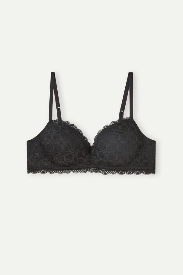 Intimssimi Claudia Balconette Bra in Lace Black | MUSFT66338