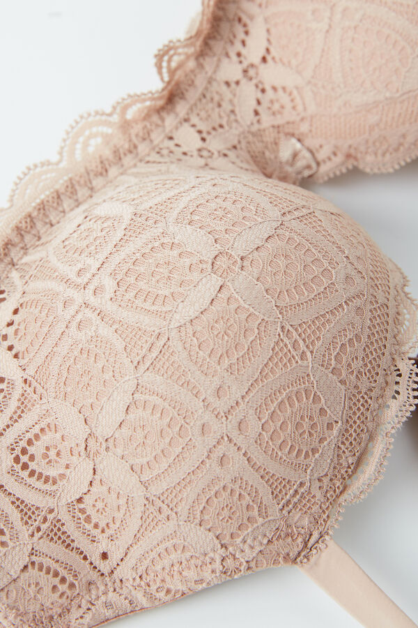 Intimssimi Claudia Balconette Bra in Lace Natural | ZUSMJ52155