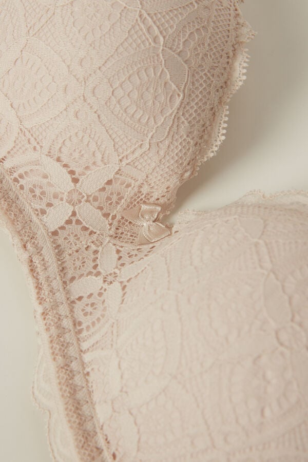 Intimssimi Claudia Balconette Bra in Lace Natural | ZUSMJ92220